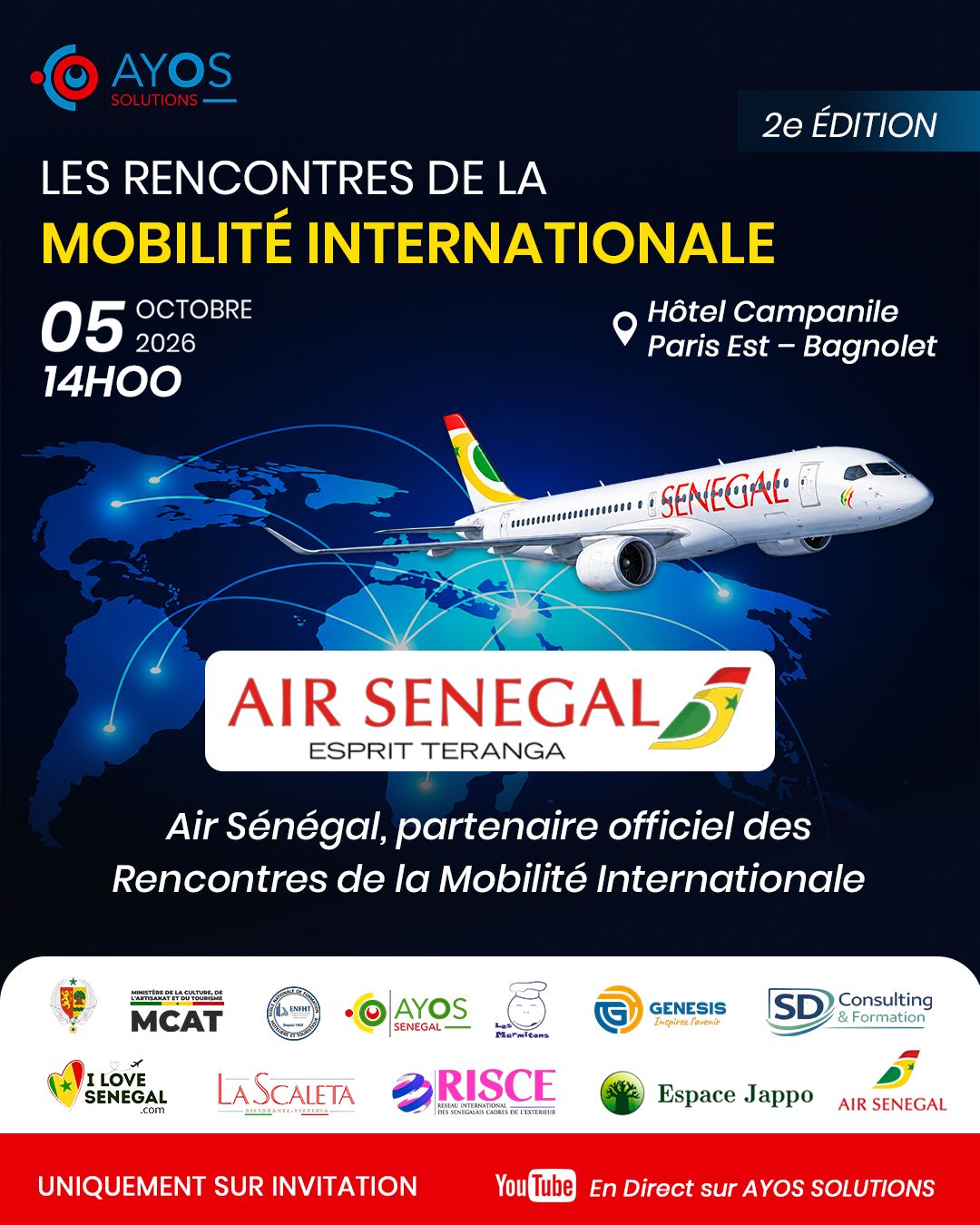 AIR SÉNÉGAL AU 𝗥𝗲𝗻𝗰𝗼𝗻𝘁𝗿𝗲𝘀 𝗱𝗲 𝗹𝗮 𝗠𝗼𝗯𝗶𝗹𝗶𝘁𝗲 𝗜𝗻𝘁𝗲𝗿𝗻𝗮𝘁𝗶𝗼𝗻𝗮𝗹𝗲